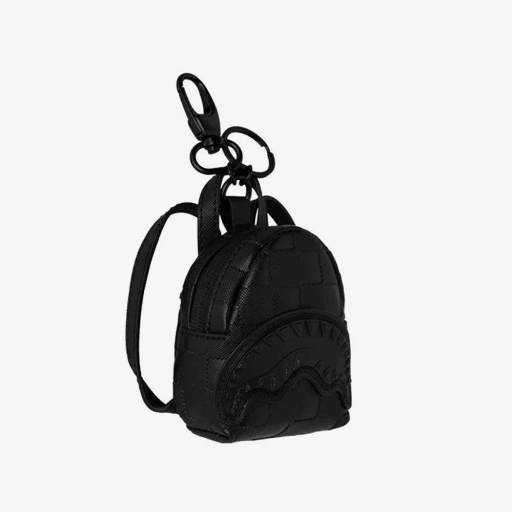 SPRAYGROUND RAISED CHECK BACKPACK KEYCHAIN