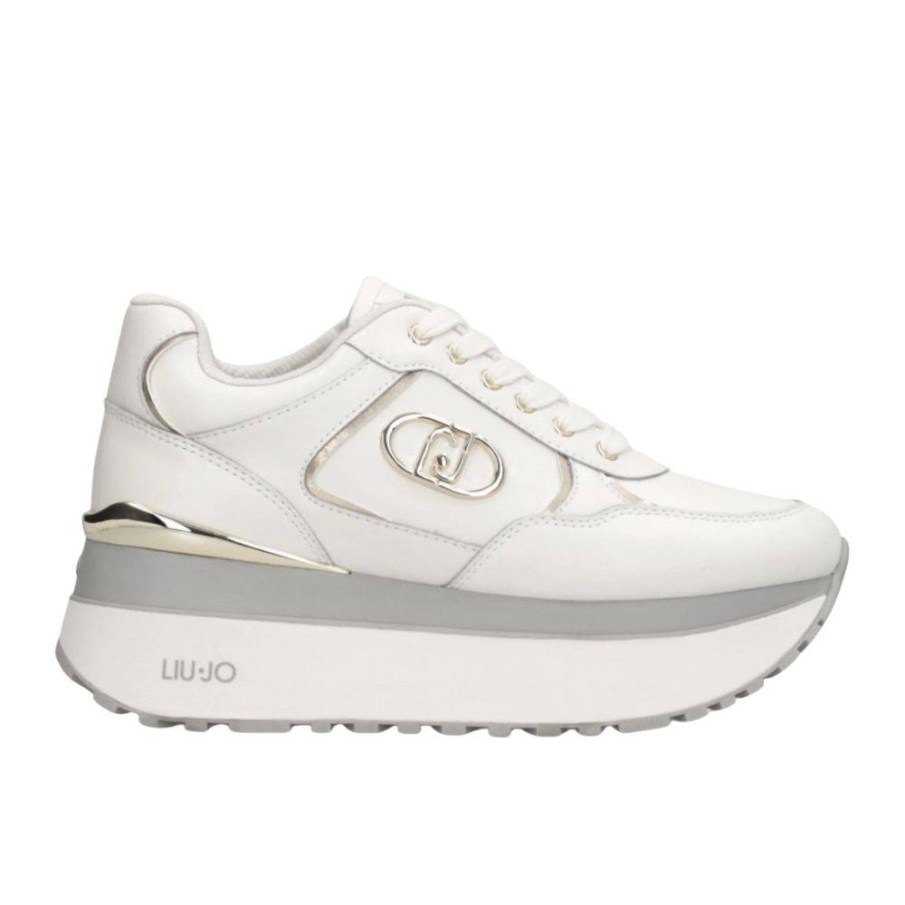 LIU JO MAXI WONDER PLUS LEATHER PLATFORM SNEAKERS