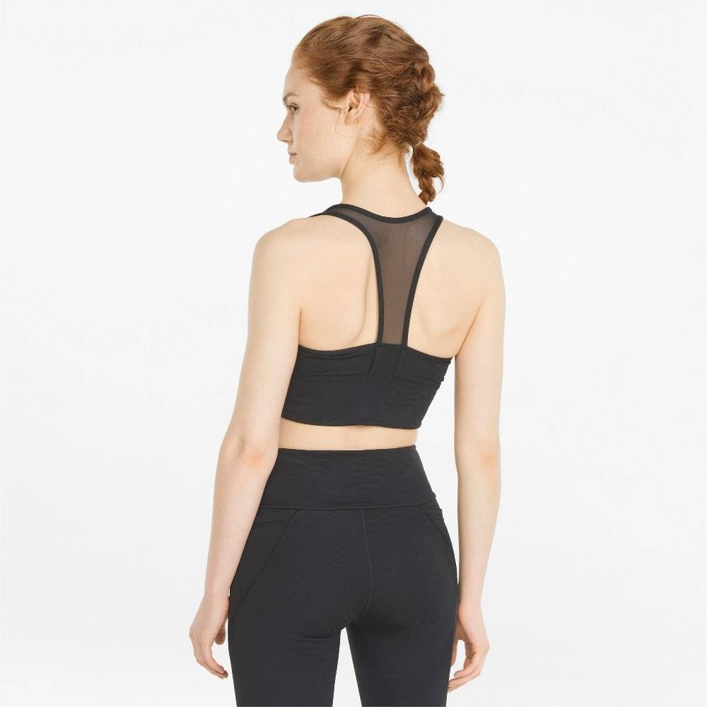 PUMA MID IMPACT FLAWLESS WOMENS BRA TOP