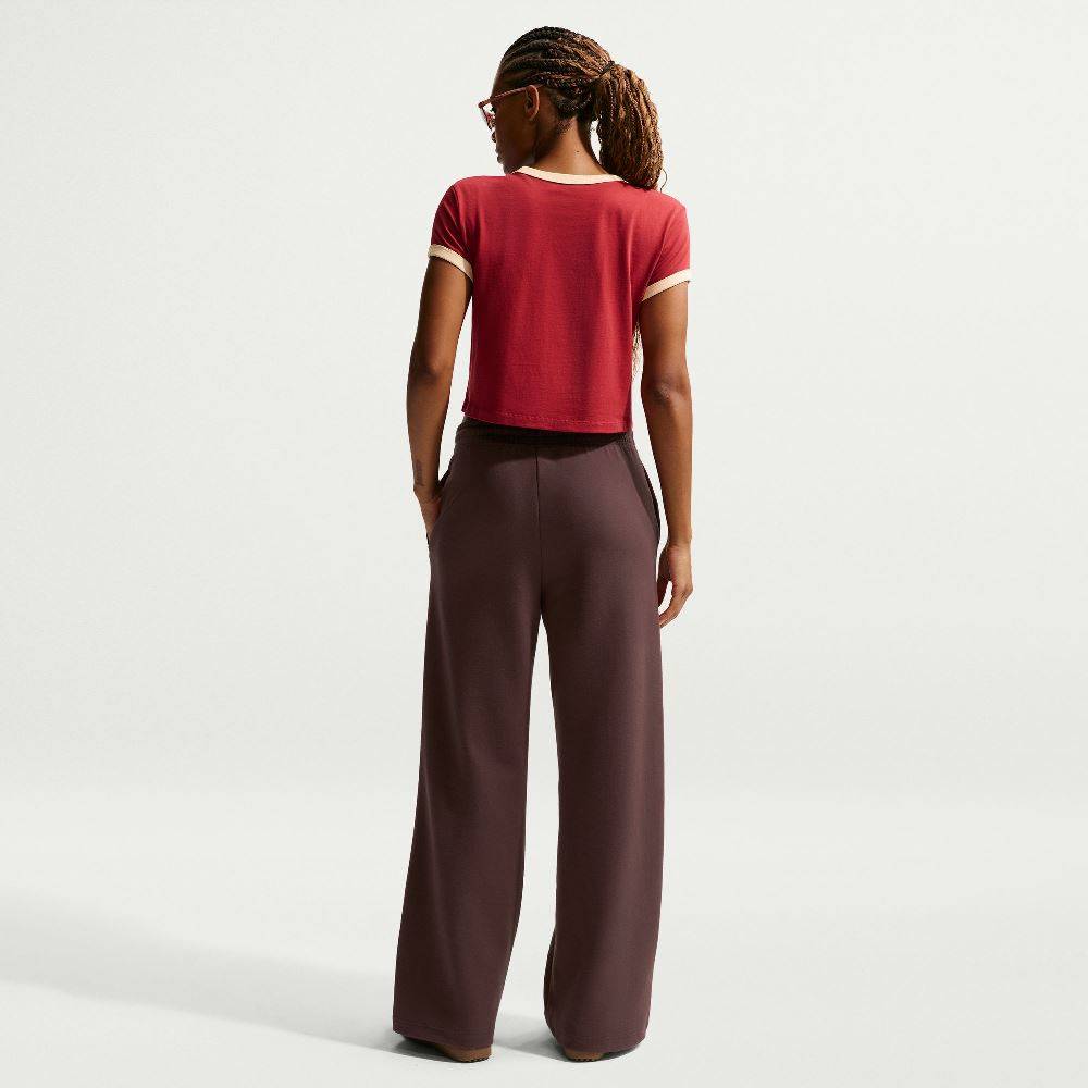 NIKE WOMENS PHOENIX HIGH WAISTED WIDE LEG PANT