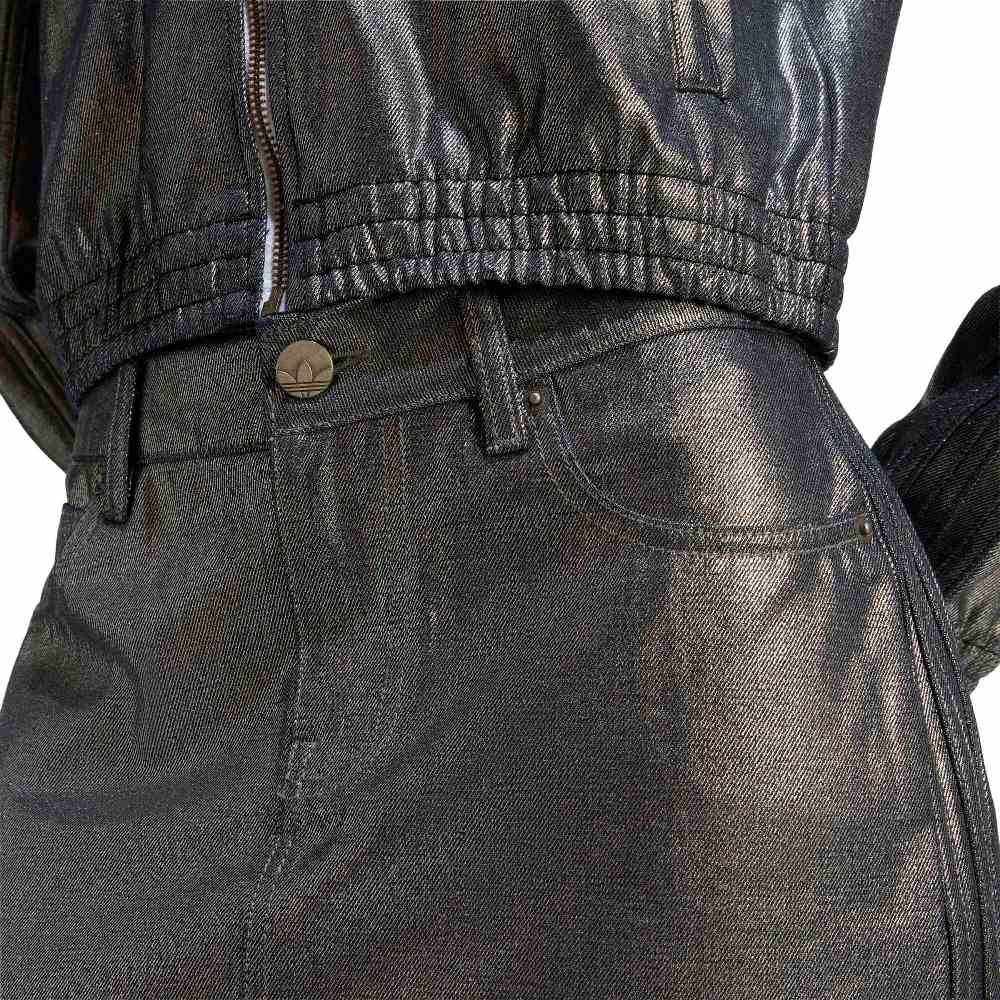 ADIDAS 3S SILVER SKIRT DENIM