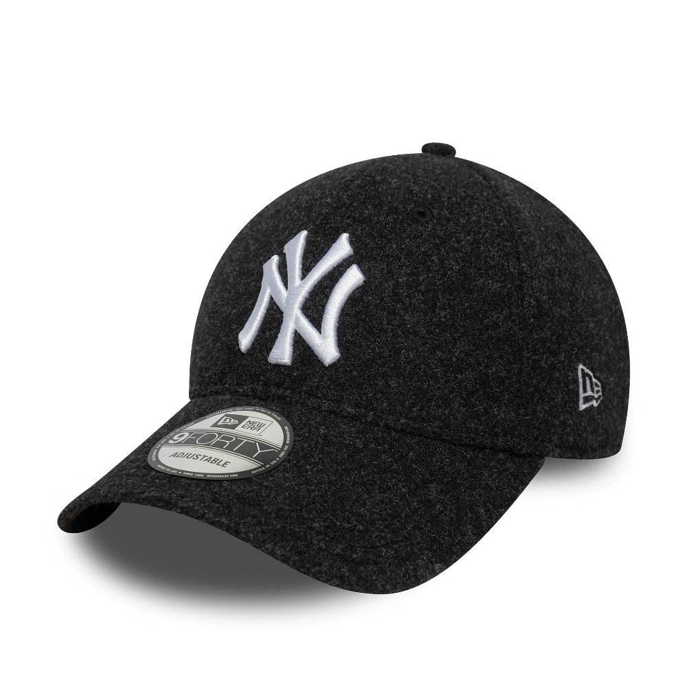 NEW ERA MELTON WOOL 9FORTY NEW YORK YANKEES ADJUSTABLE CAP