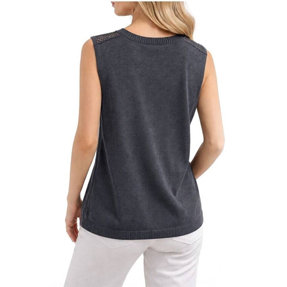 LIU JO OPENWORK KNIT TOP