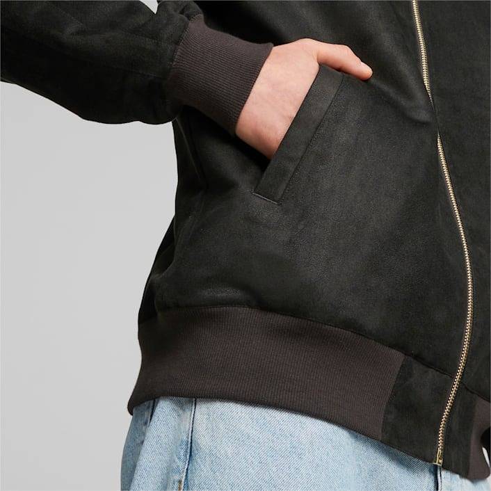PUMA T7 RECLAIM SUEDE TRACK JACKET
