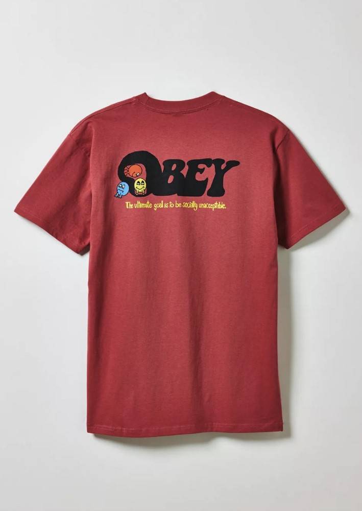 OBEY EARTH DROP OUT TEE