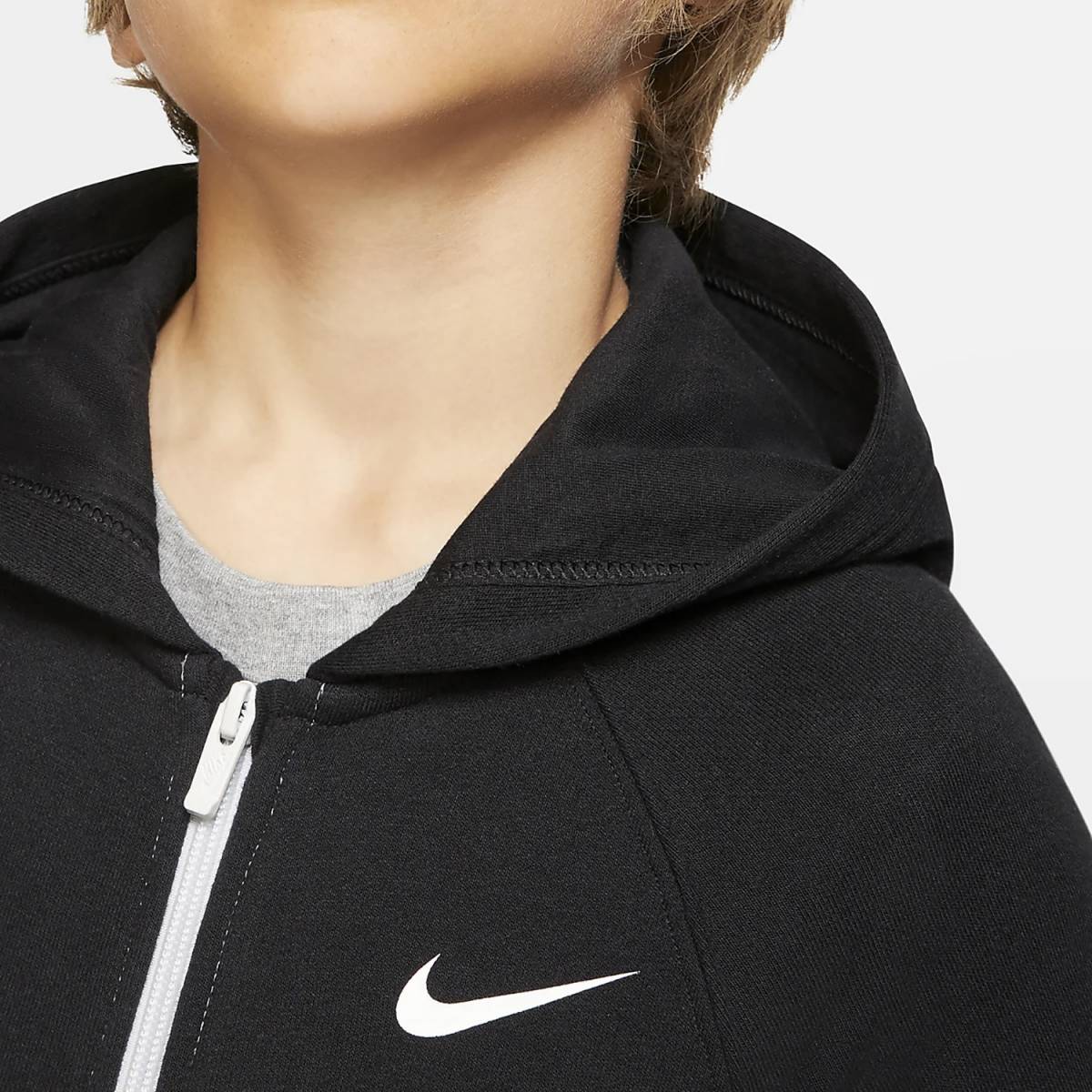 NIKE BOYS SPORTSWEAR FRENCH TERRY SWOOSH HOODIE