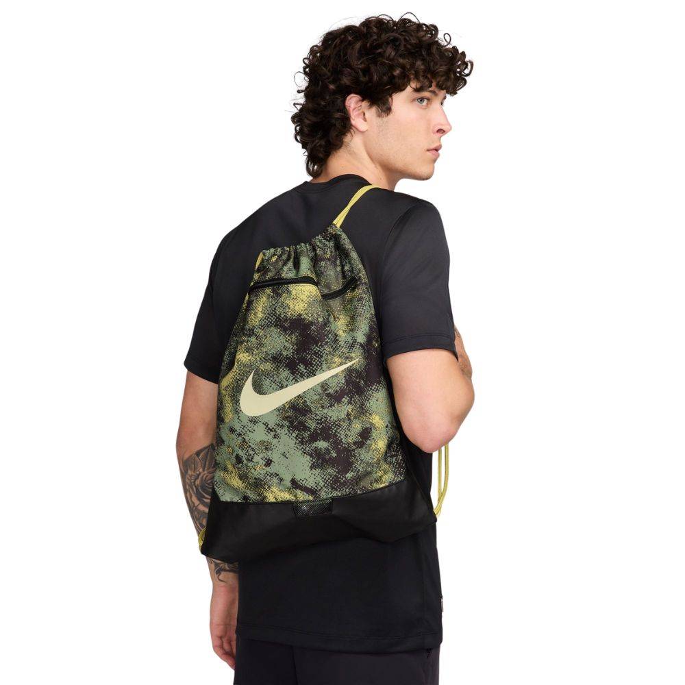 NIKE BRASILIA DRAWSTRING BAG 18L CAMO