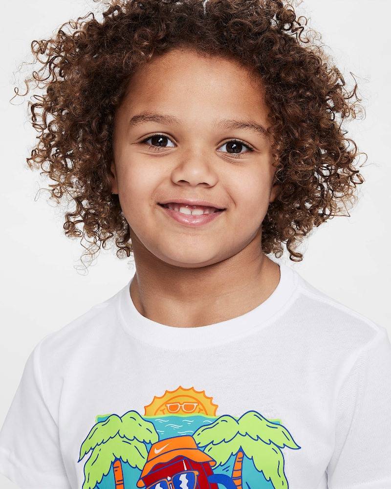 NIKE LITTLE KIDS BOXY PALM TREE TEE