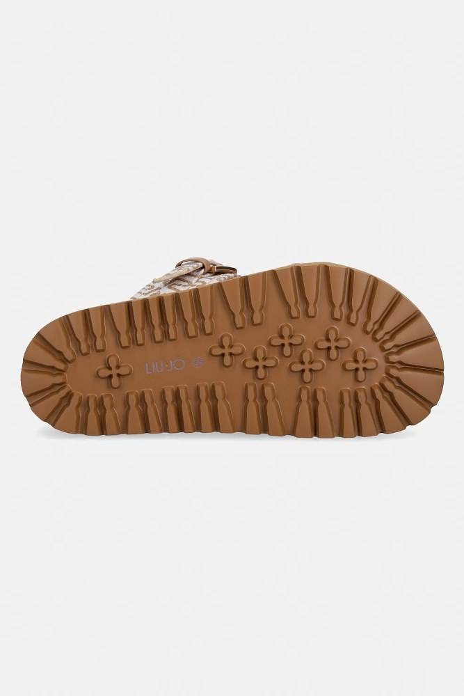 LIU JO LIVIA 02 - MONOGRAM JACQUARD SANDAL