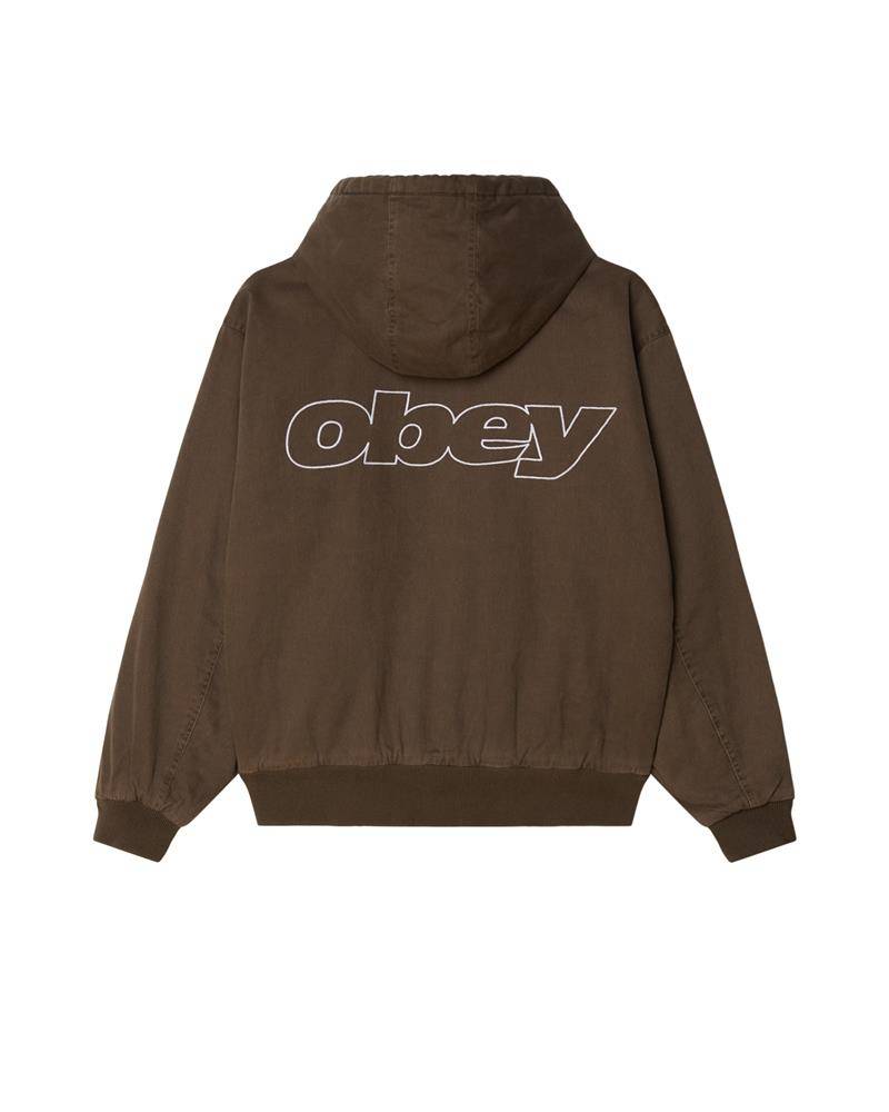 OBEY RANDY ZIP UP HOOD