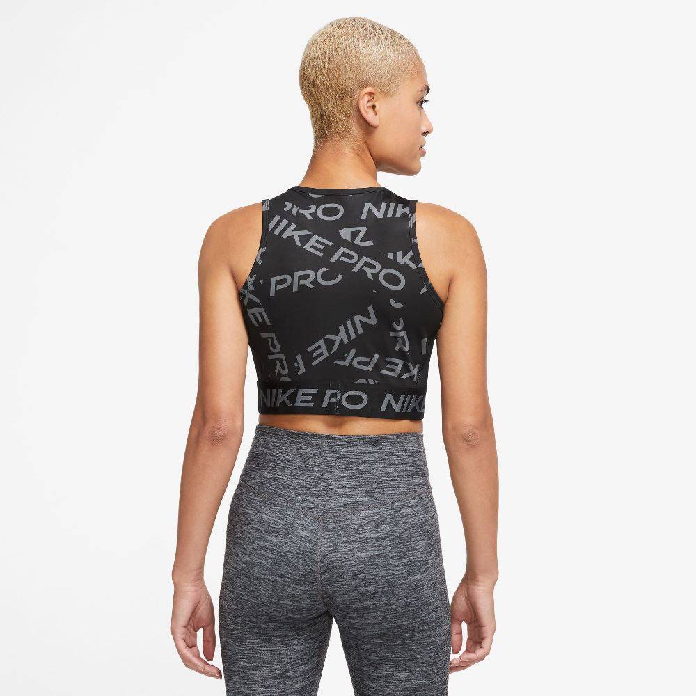 NIKE PRO WOMENS PRINTED CROP TANK TOP