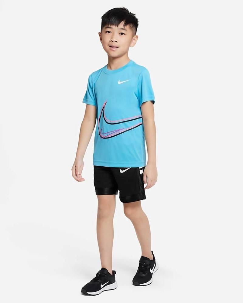 NIKE LITTLE KIDS NEW WAVE AOP TEE