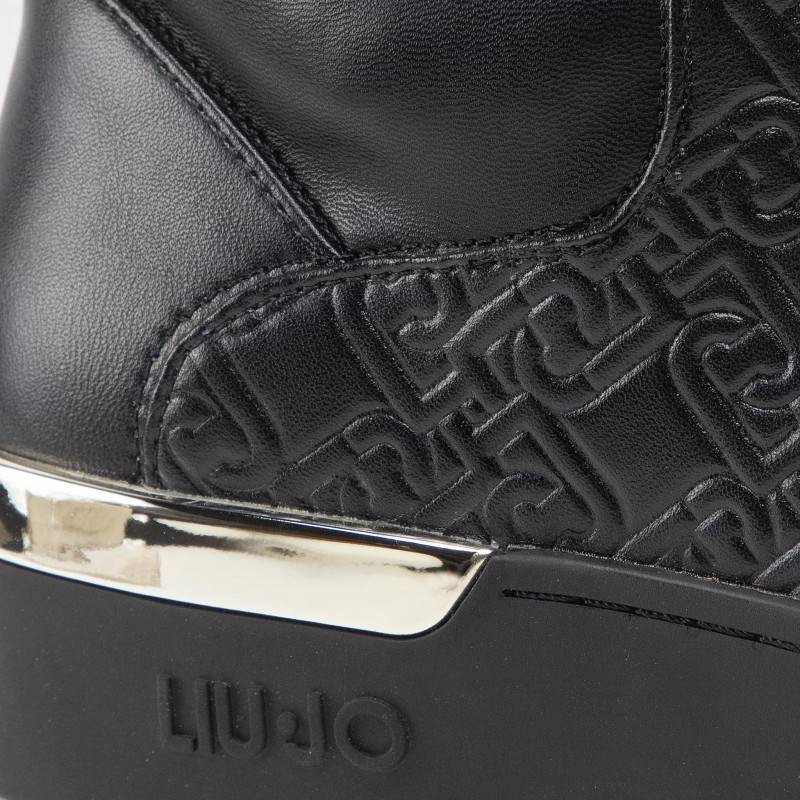 LIU JO SILVIA 43 - CHEALSEA BOOTS WITH JEWEL CHAIN