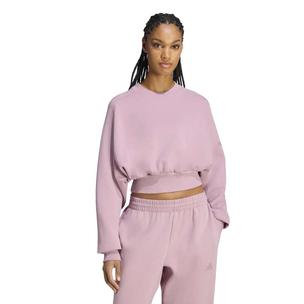 ADIDAS SOFT LUX CREW SWEATSHIRT