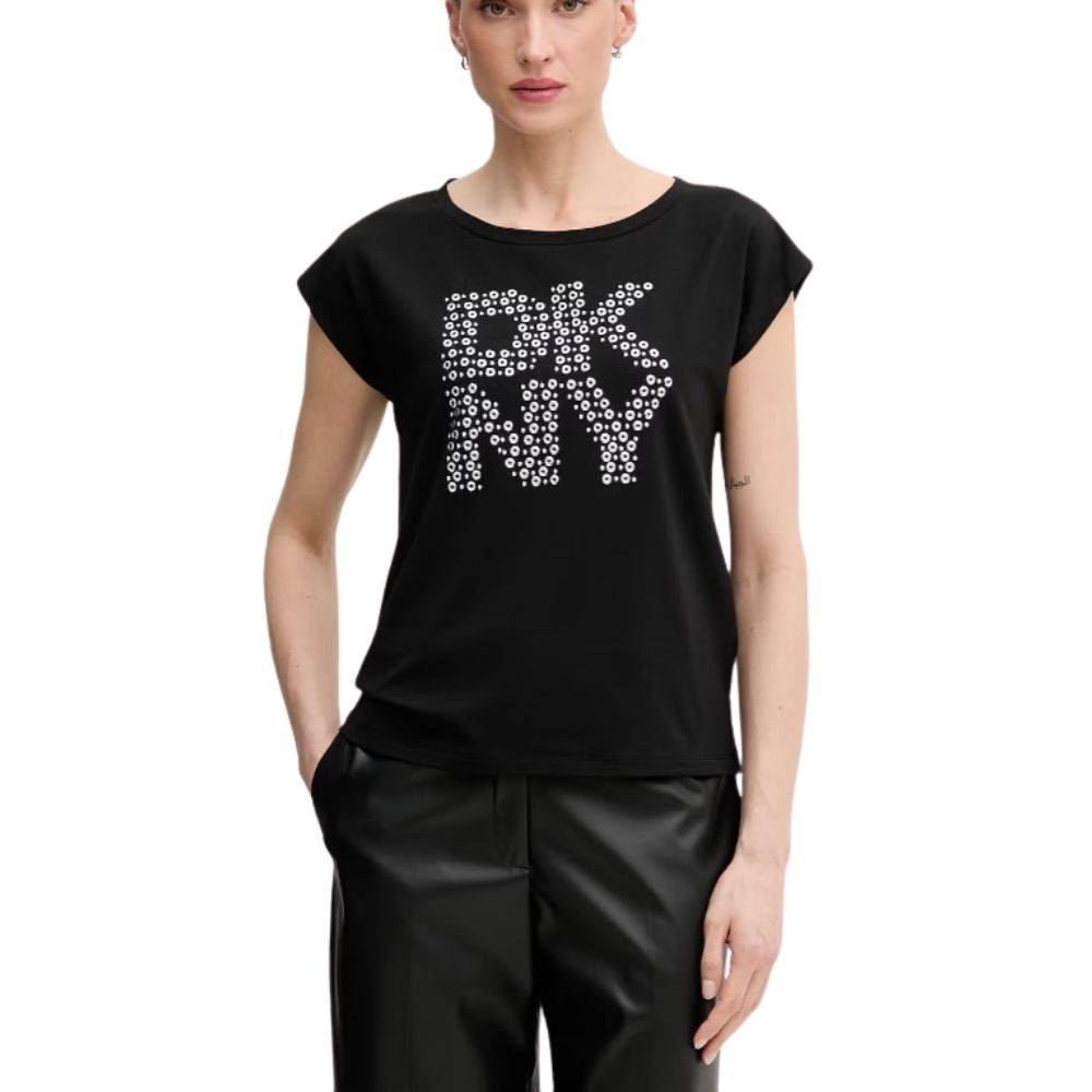 DKNY GROMMET LOGO TEE