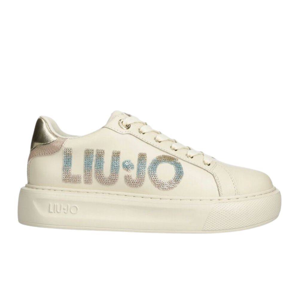 LIU JO KYLIE 22 - PLATFORM SNEAKERS WITH MAXI LOGO
