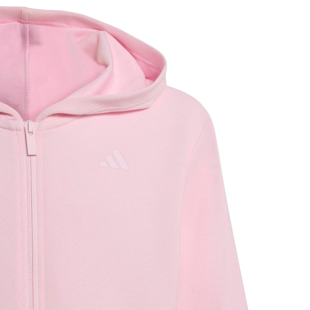 ADIDAS GIRLS FULL ZIP HOODIE