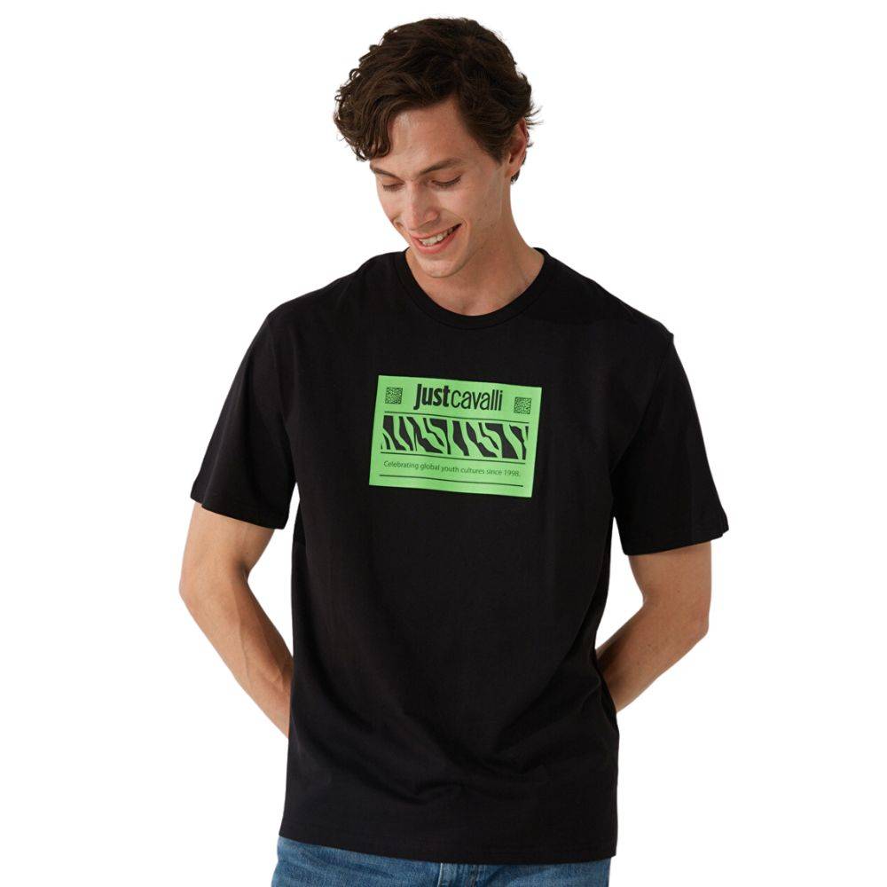 JUST CAVALLI TIGER LABEL T-SHIRT