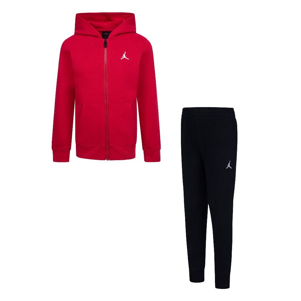 NIKE JORDAN LITTLE KIDS MJ BRKLYN FLC FZ HOODIE SET