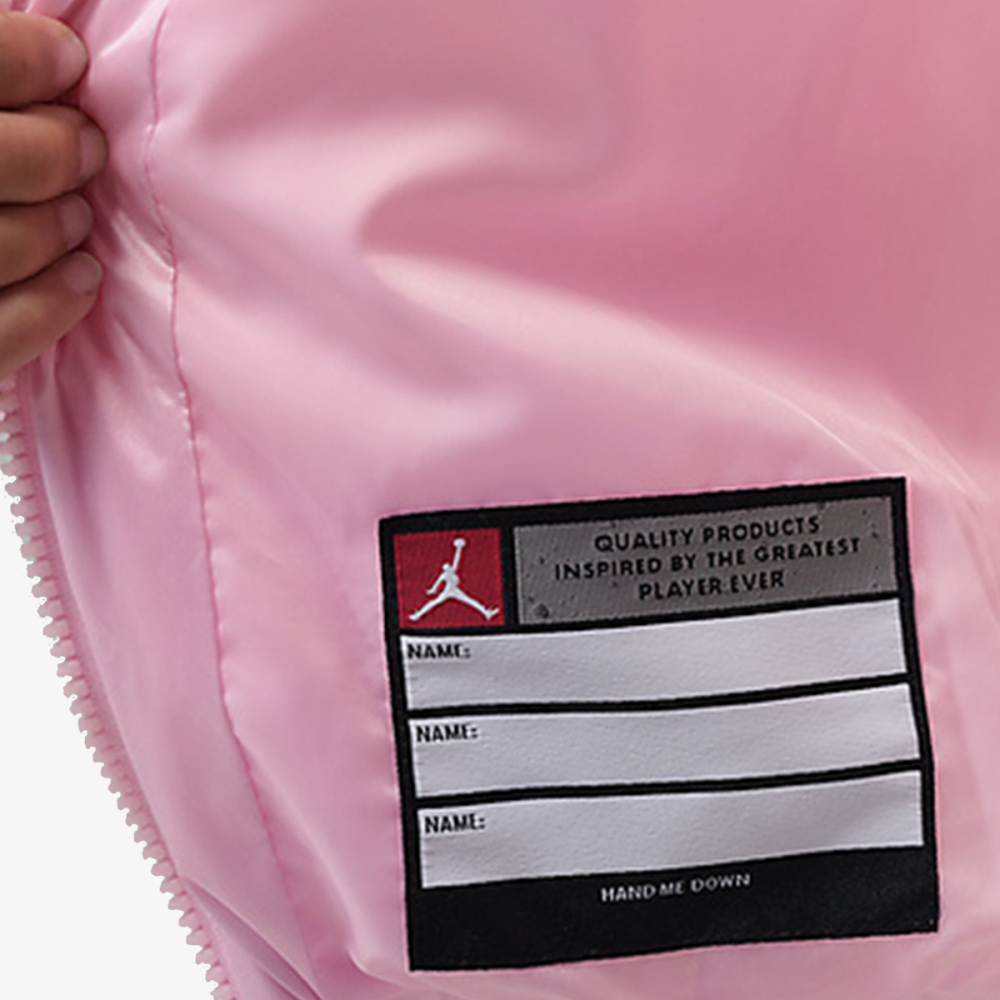 NIKE JORDAN GIRLS DIAMOND QUILTED MW PUFFER