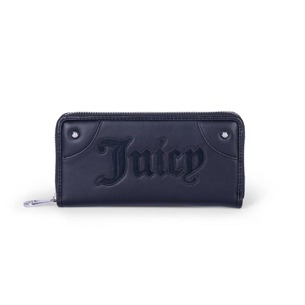 JUICY COUTURE CANDY LARGE ZIP WALLET WITH WRIST STRAP
