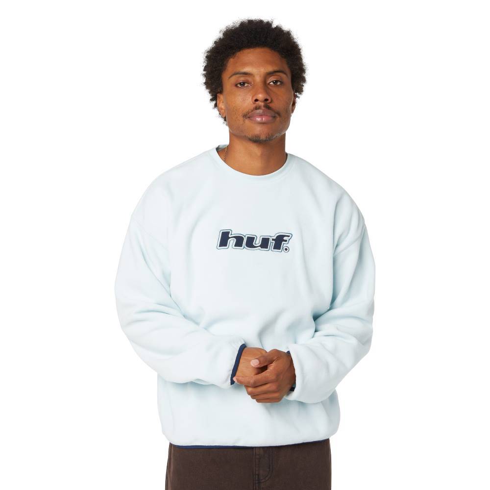 HUF H DOT POLAR FLEECE CREWNECK