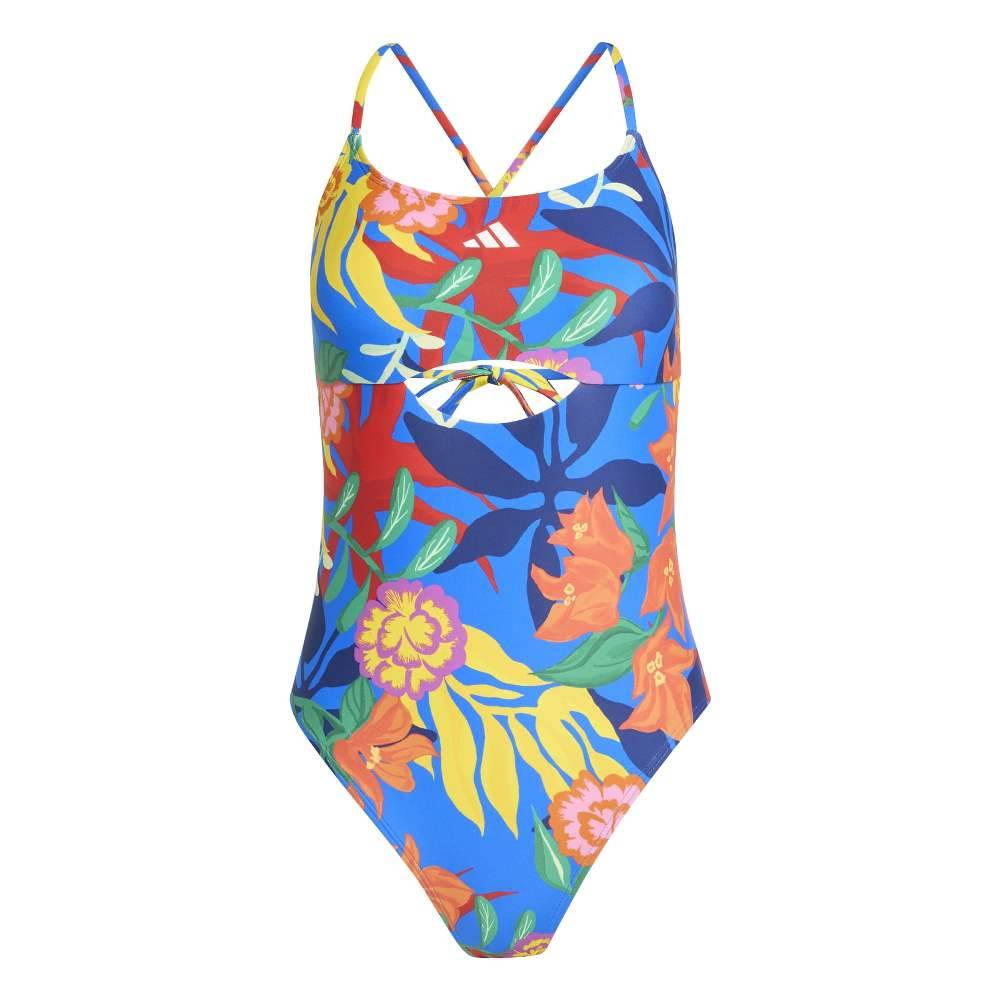 ADIDAS MEXICANA FLORALS TIE-BACK SWIMSUIT