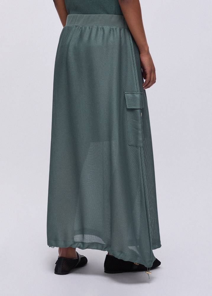 LIU JO LONG MESH SKIRT