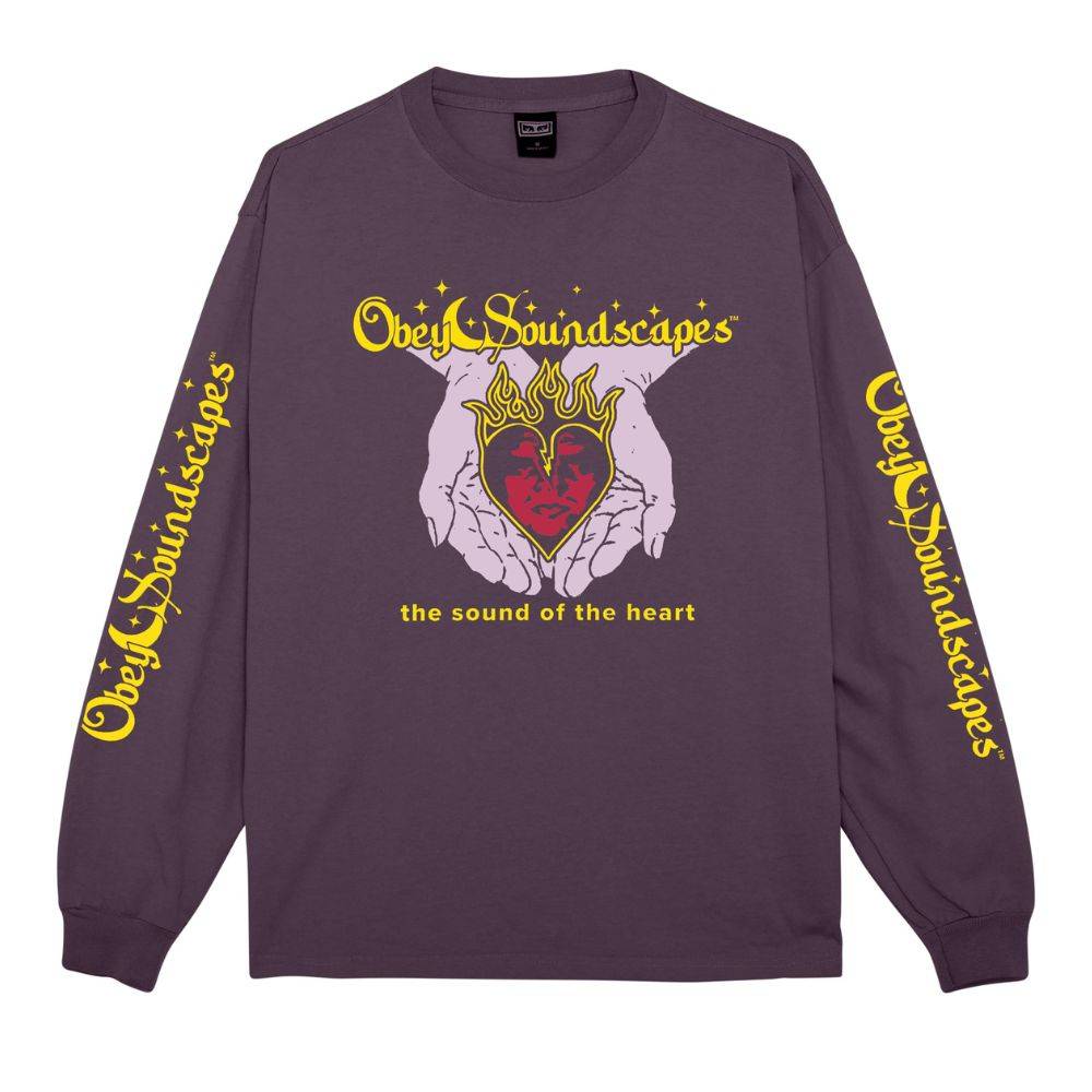 OBEY SOUNDSCAPES TEE LS