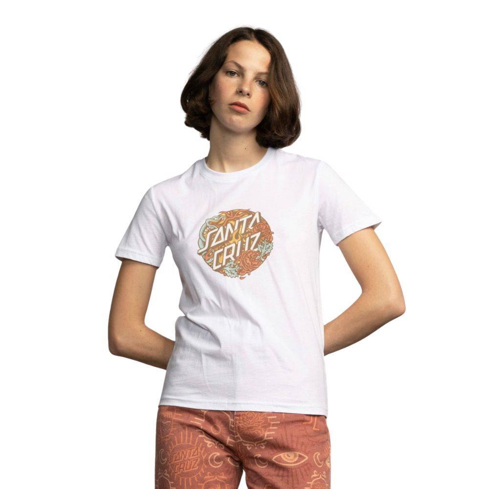 SANTA CRUZ DRESSEN SNAKE FRONT T-SHIRT