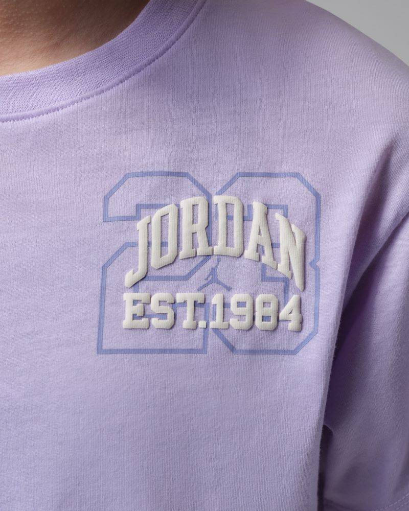 NIKE JORDAN GIRLS SECRET GARDEN COLLEGIATE TEE