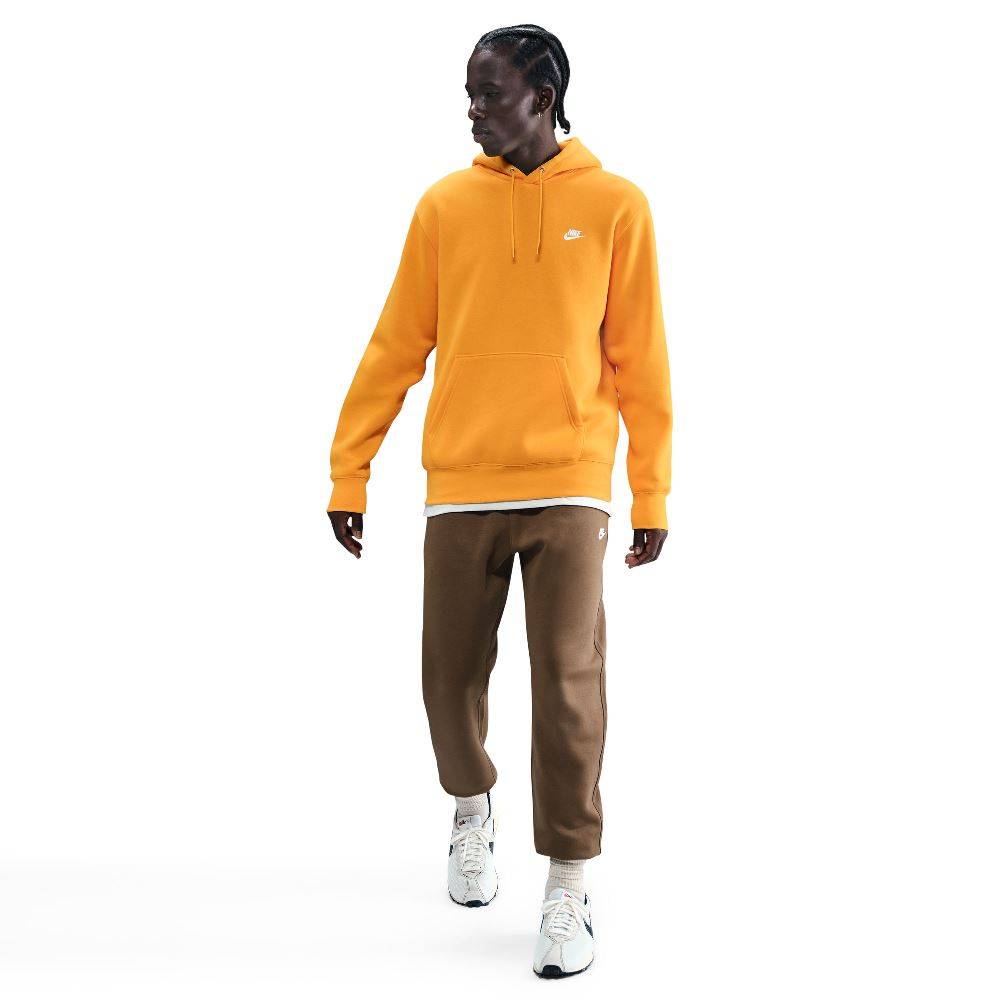 NIKE CLUB BRUSHED FLEECE PULLOVER HOODIE