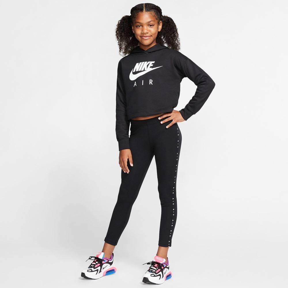 NIKE GIRLS AIR CROP HOODIE