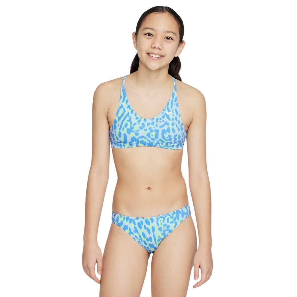 NIKE GIRLS WILD LACE UP BIKINI SET