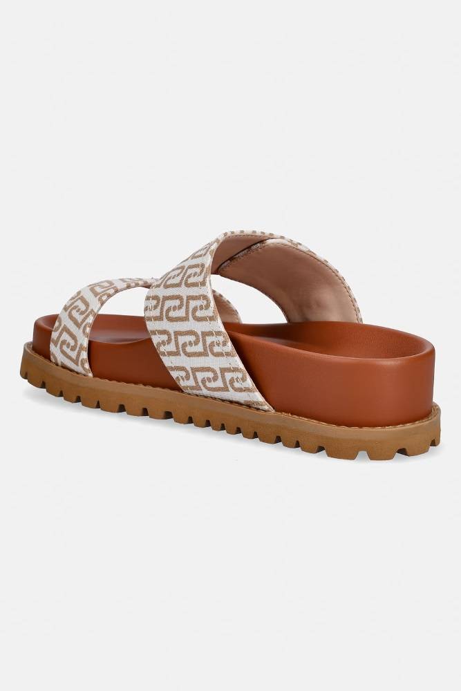 LIU JO LIVIA 02 - MONOGRAM JACQUARD SANDAL
