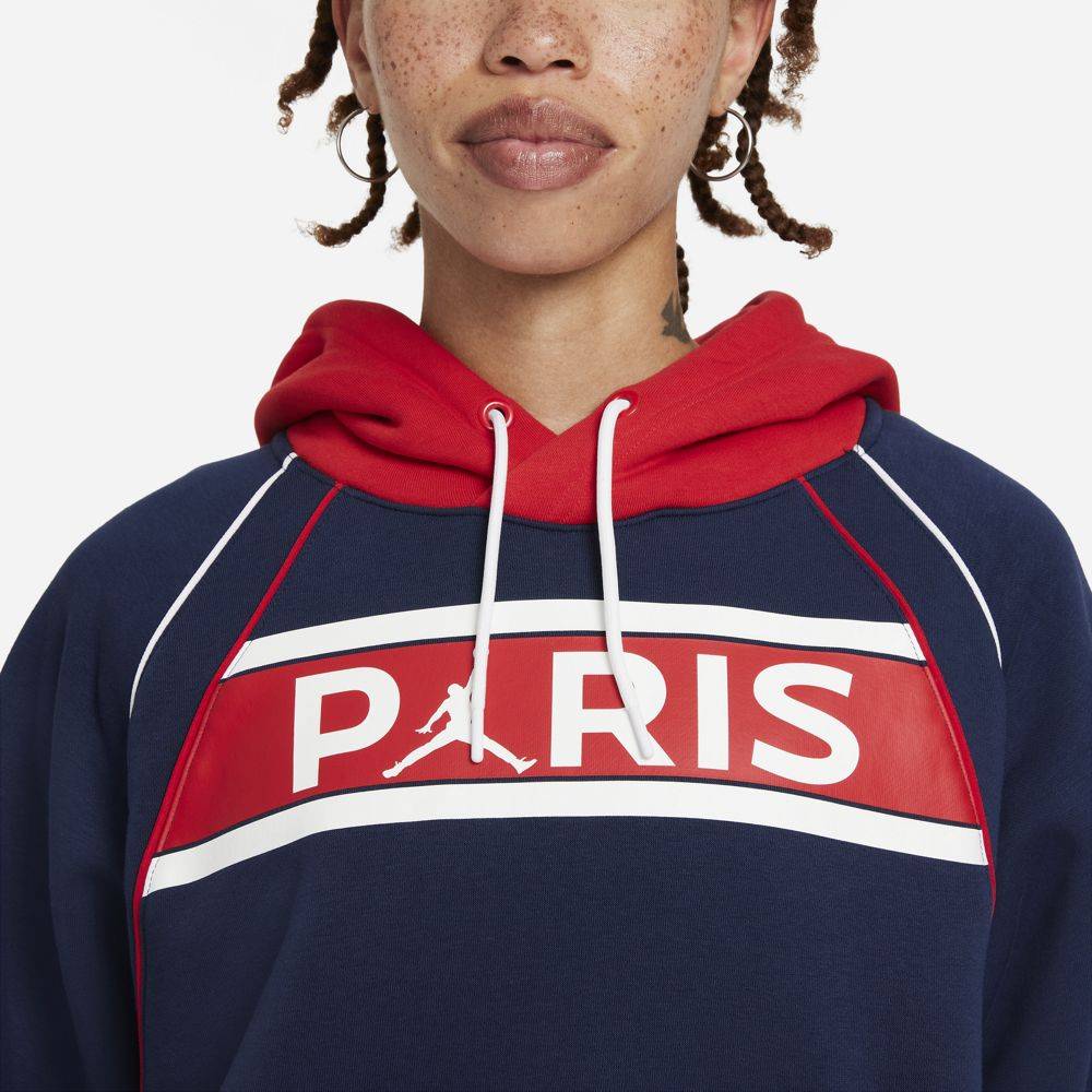 NIKE JORDAN PARIS SAINT-GERMAIN WOMENS FLC HOODIE