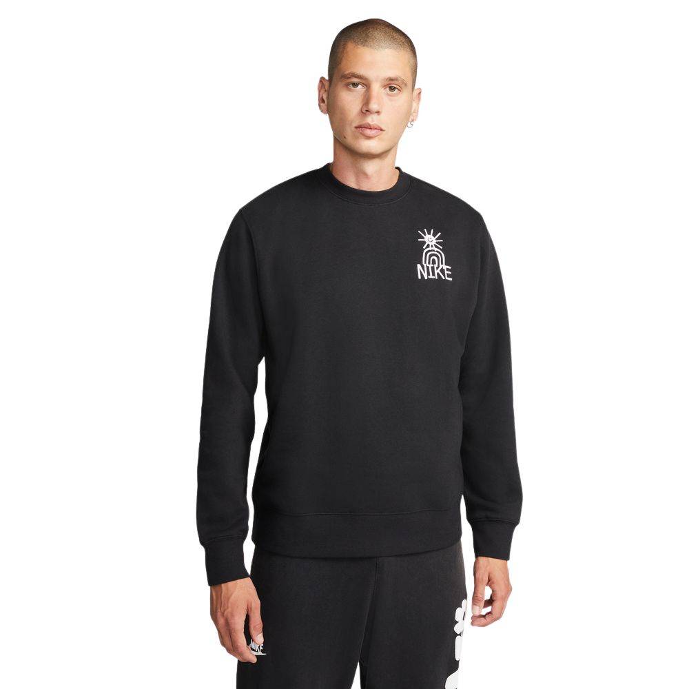 NIKE SPORTSWEAR HYBRID MENS FLEECE CREW