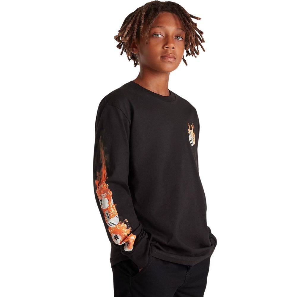 VANS BOYS HIGH ROLLER LS TOP