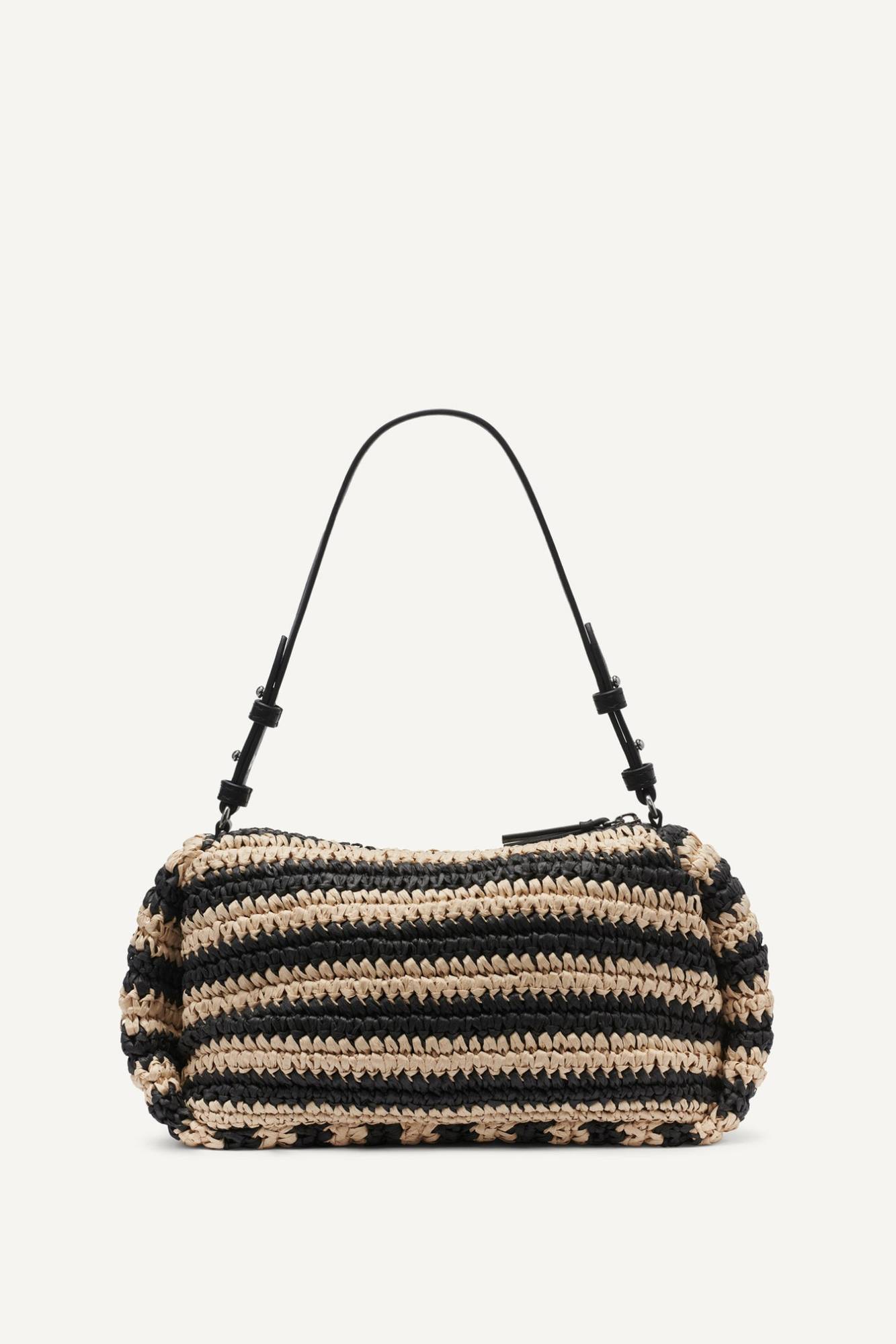 DKNY REMY RAFFIA SHOULDER BAG