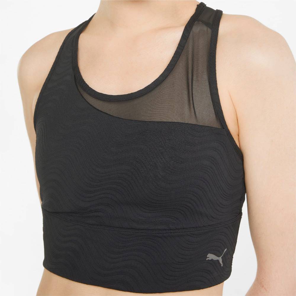 PUMA MID IMPACT FLAWLESS WOMENS BRA TOP