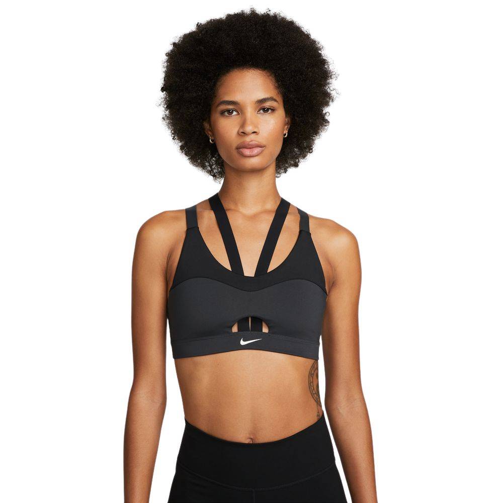 NIKE ONE DRI-FIT INDY STRAPPY LIGHT SUPPORT SPORT BRA