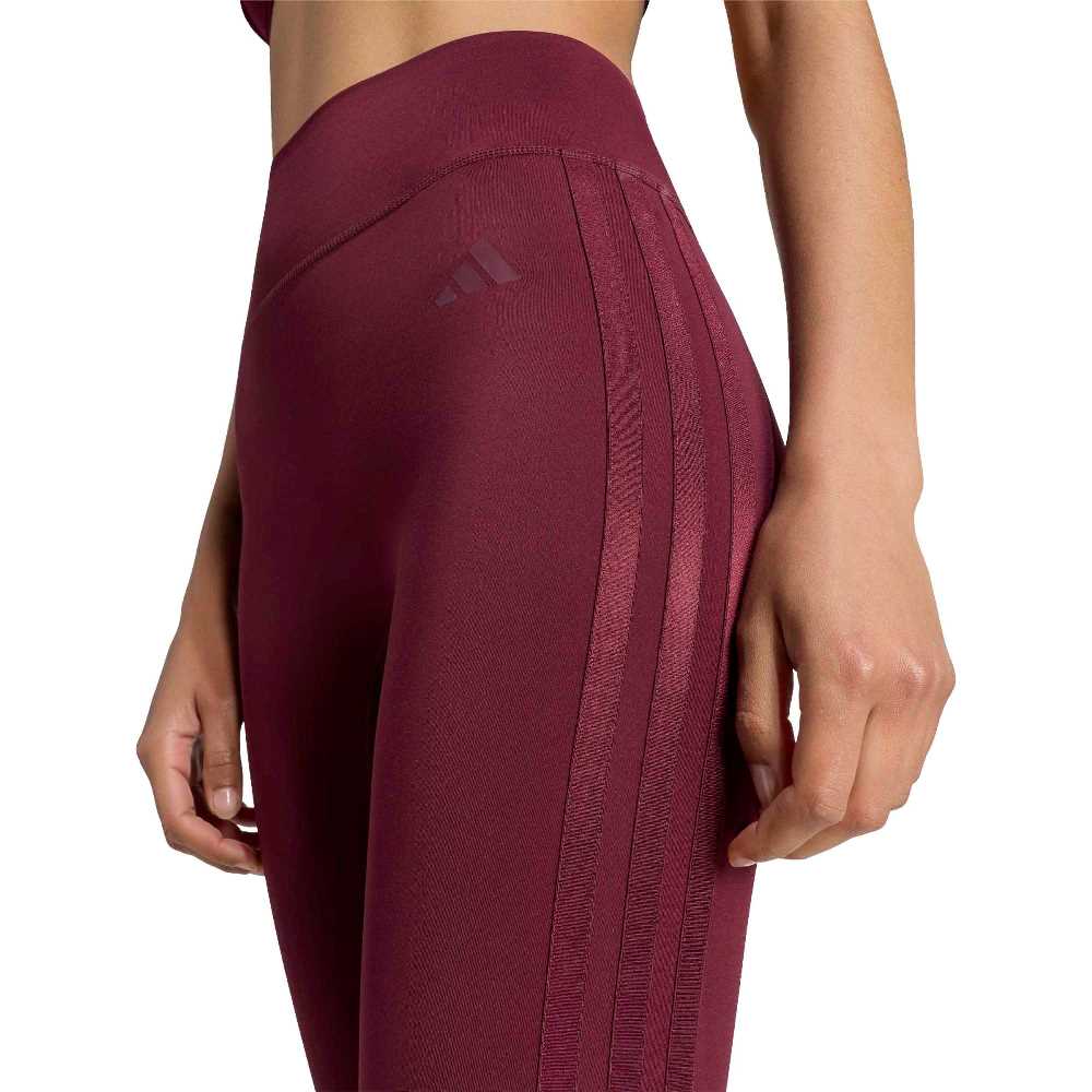 ADIDAS OPTIME ESSENTIALS WORKOUT SHINE FLARED LEGGINGS