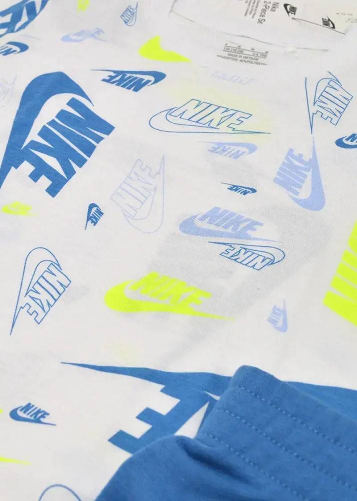 NIKE LITTLE KIDS NSW AOP LIGHTWEIGHT FT SHORT SET