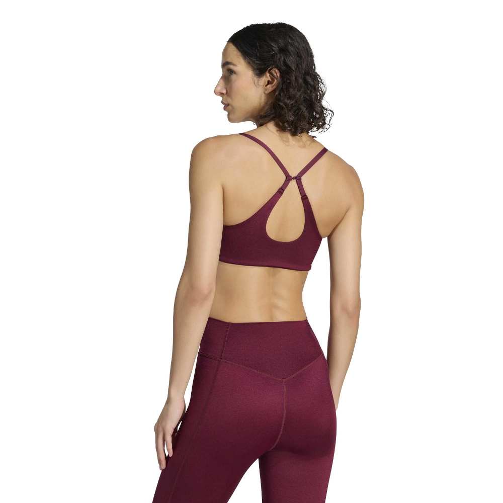 ADIDAS OPTIME ESSENTIALS WORKOUT SHINE LIGHT SUPPORT BRA