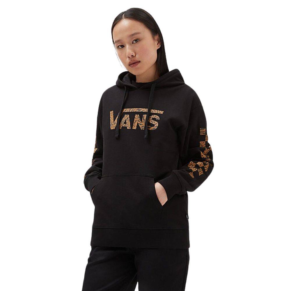VANS WYLD TANGLE ANIMAL BOYFRIEND FIT SWEATSHIRT