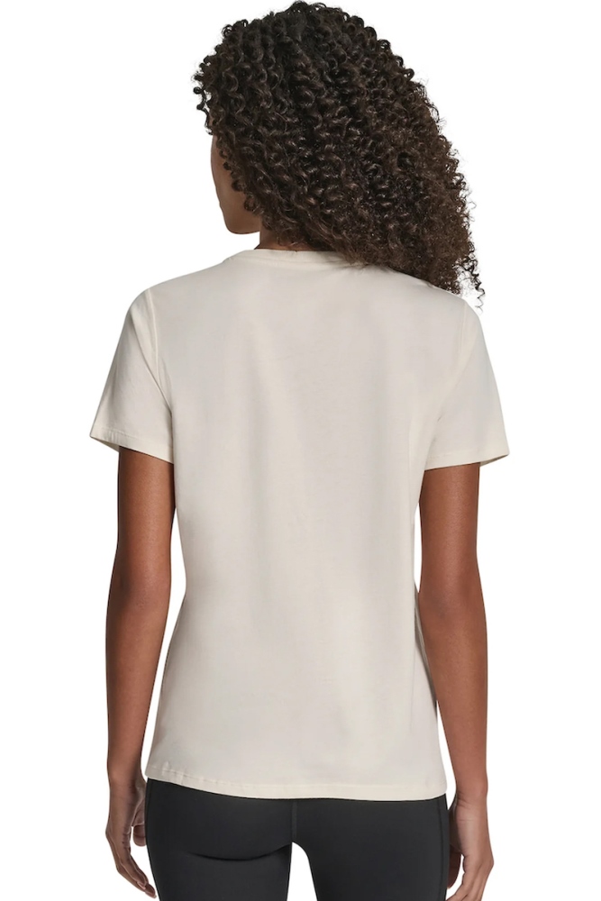DKNY BEJEWELLED LOGO TEE