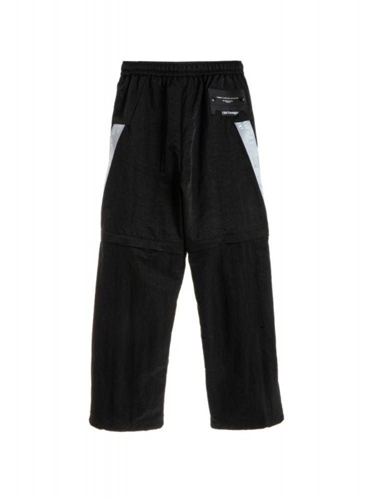MWM BLACK TECHWEAR ZIP-OFF PANTS METAL TAPE