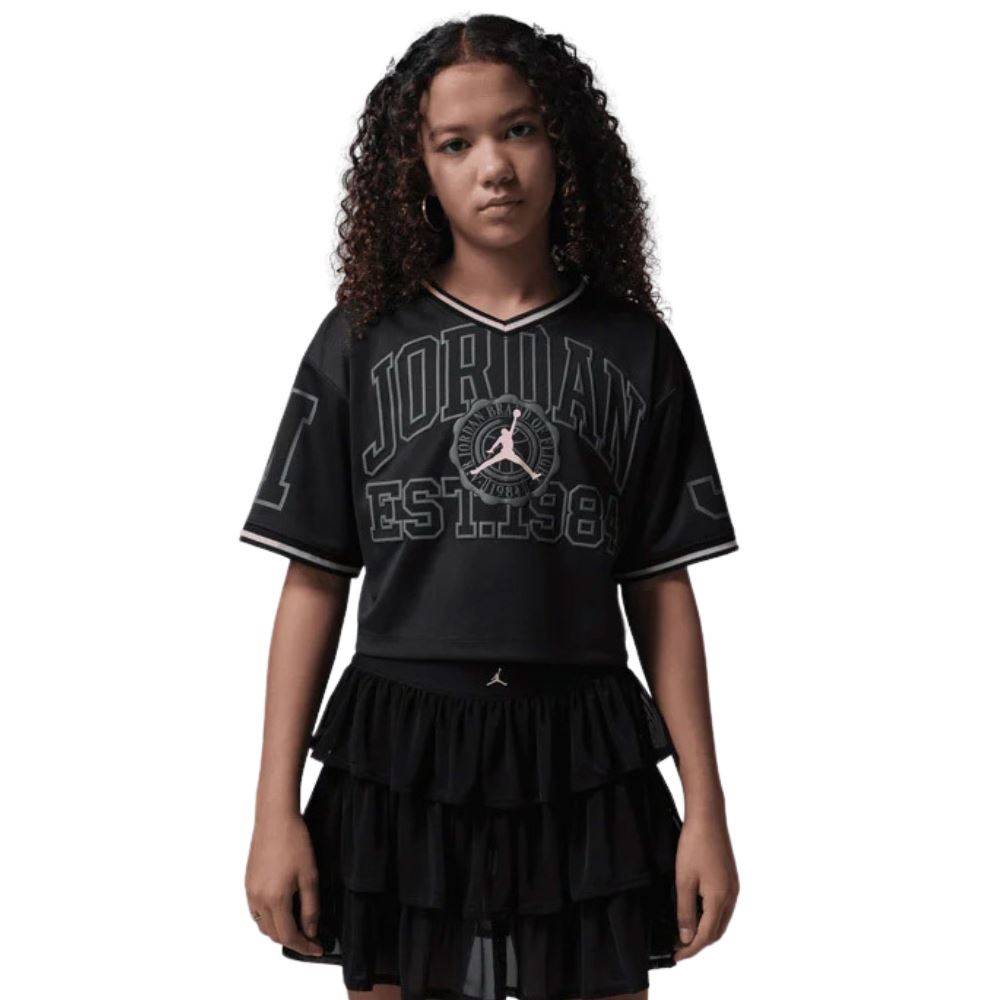 NIKE JORDAN GIRLS SCRT DIARY CROPPED JERSEY