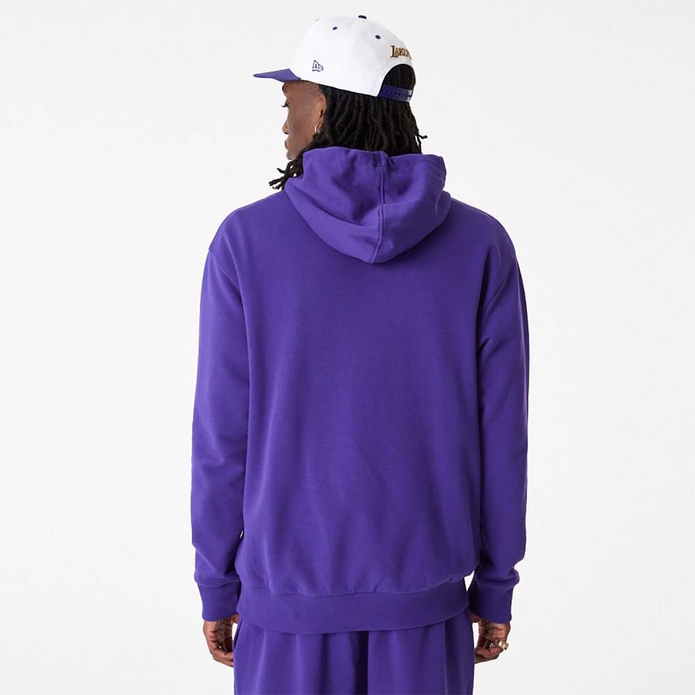 NEW ERA NBA LOGO OVERSIZED HOODY LA LAKERS