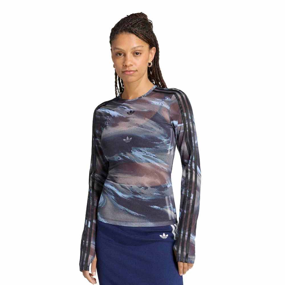 ADIDAS AOP MESH TEE